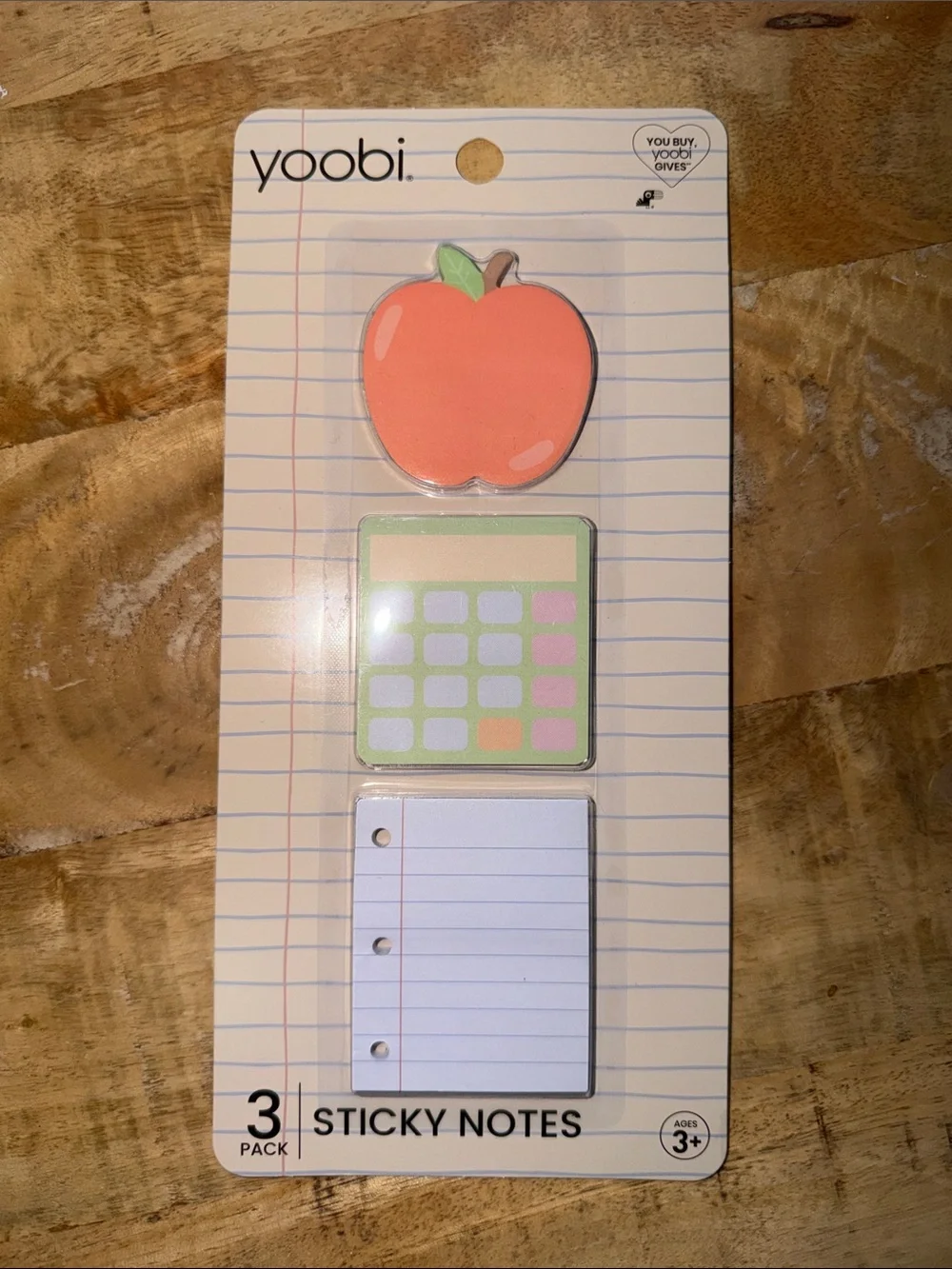 Yoobi Assorted Color Ballpoint Pens & Sticky Notes Set - Picture 2 of 4